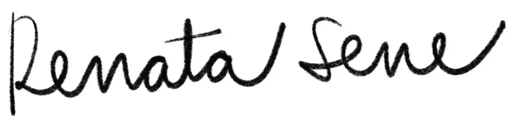 Renata Sene's handwritten signature